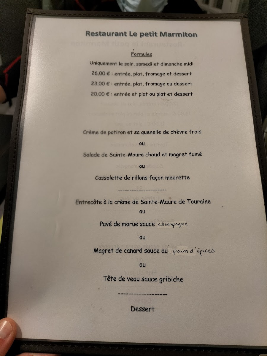 Menu Le Petit Marmiton-1